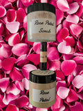 Rose-Petal Body and Hair Moisturizer, Body-Scrub, or Chapstick