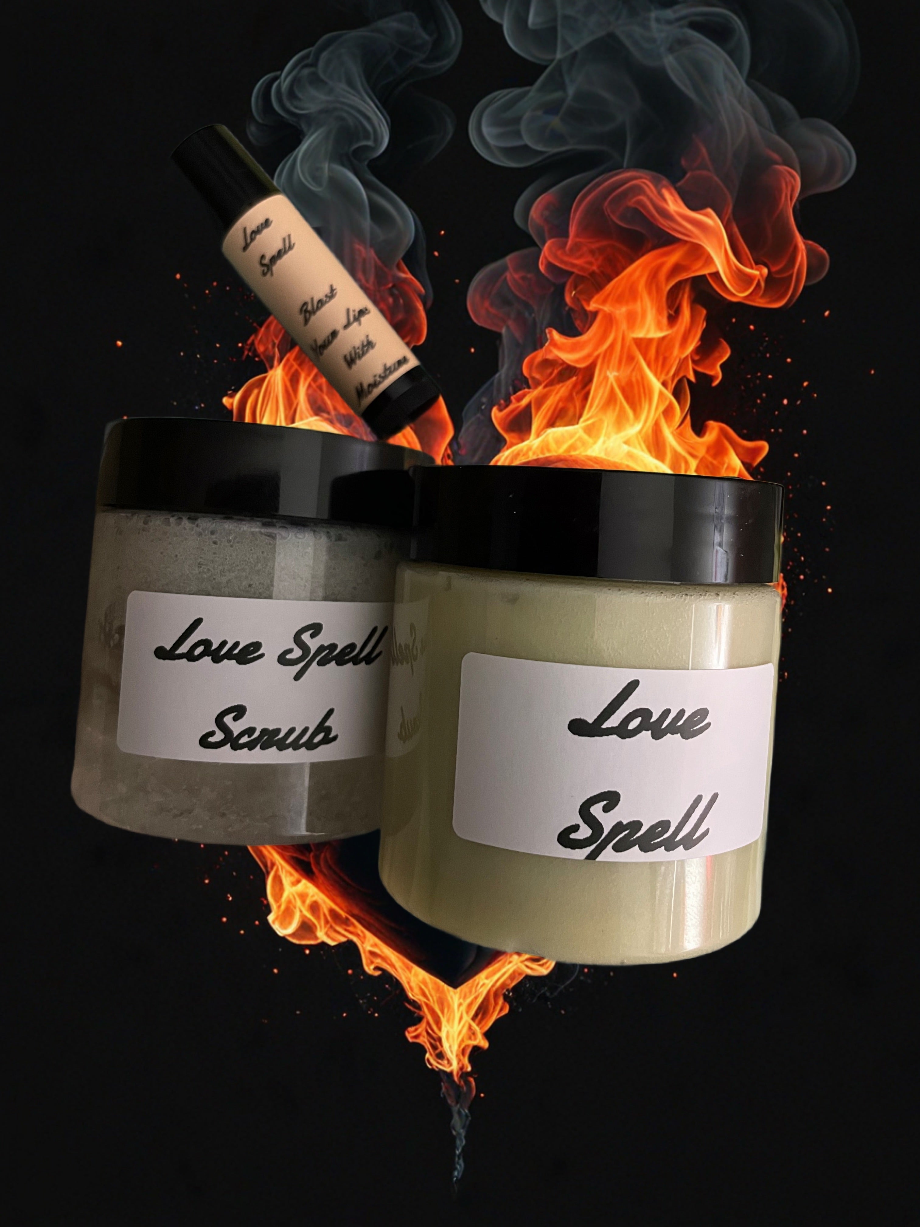 Love Spell Hair and Body Moisturizer, Body Scrub or Chapstick